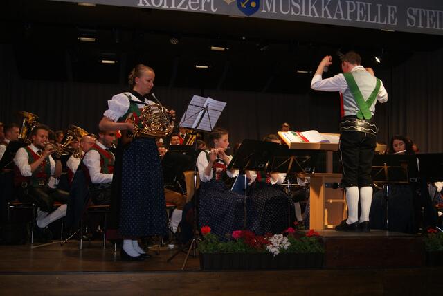 VizeKm. Christine Mair beeindruckte mit ihrem Solo am Horn 