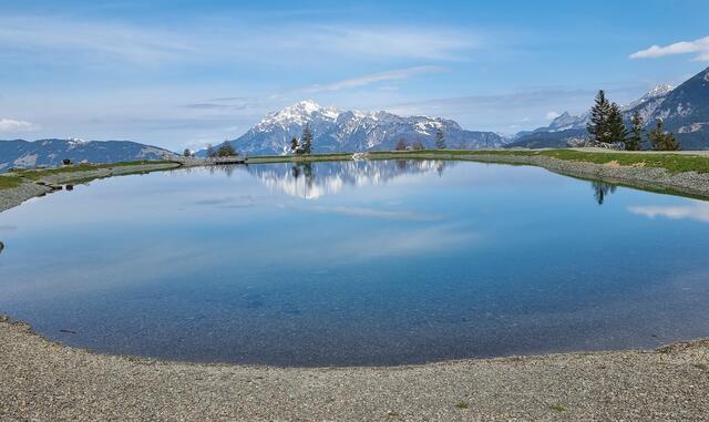...Leoganger Steinberge im Hintergrund 
