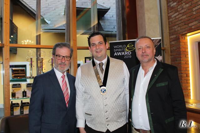 Perfekte Gastgeber: Engelbert Huber, Alexander Lackner und Gerald Hochstrasser | Foto: Lederer