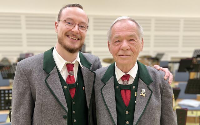 Gute Zusammenarbeit: Maximilian Tonsern und Franz Dorner | Foto: TMK/Viktoria Skoff