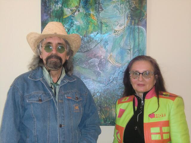 Robin &amp; Künstlerin Zvezdana Remic Kreling