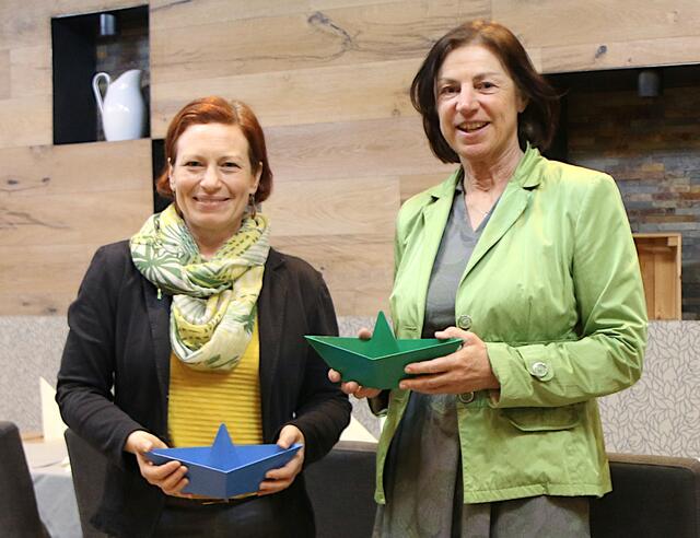 Sybille Chiari (l.) folgte Sabine Pommer als KEM-Managerin nach. | Foto: KEM
