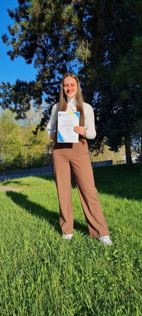 Nina Schuster (HBLW Saalfelden) konnte sich beim bundesweiten Sprachencontest im Spitzenfeld klassieren.   Foto: Birgit Tatzreiter
