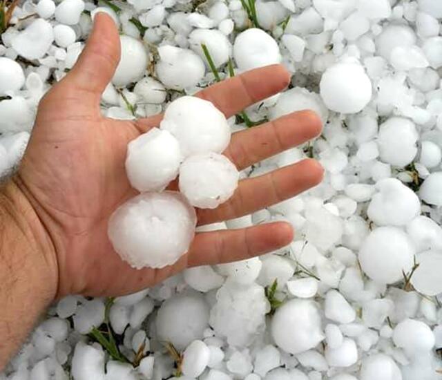 Riesige Hagelkörner | Foto: ÖHV