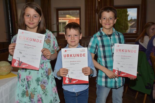 Der Musiker-Abend der Marktmusik Pabneukirchen stand ganz im Zeichen von Ehrungen, Auszeicnungen und der Nachwuchs-Musiker.  | Foto: Zinterhof
