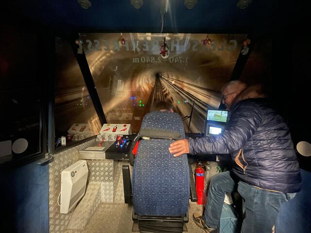 Die Fahrt durch den Berg wird künftig wesentlich komfortabler.