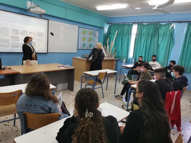 Die HAK Eisenerz war unter anderem zu Gast bei einer Partnerschule auf Kreta. | Foto: HAK Eisenerz