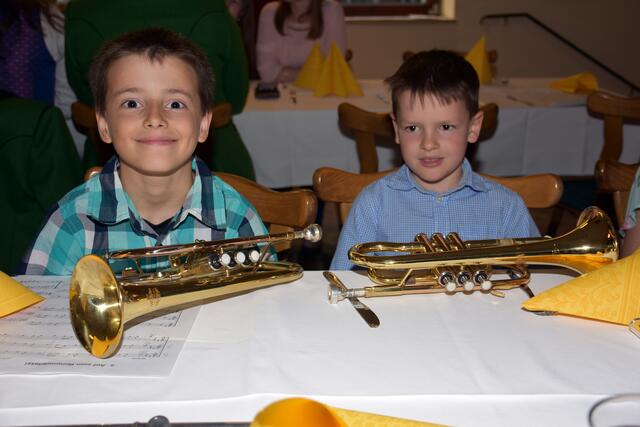 Der Musiker-Abend der Marktmusik Pabneukirchen stand ganz im Zeichen von Ehrungen, Auszeicnungen und der Nachwuchs-Musiker.  | Foto: Zinterhof
