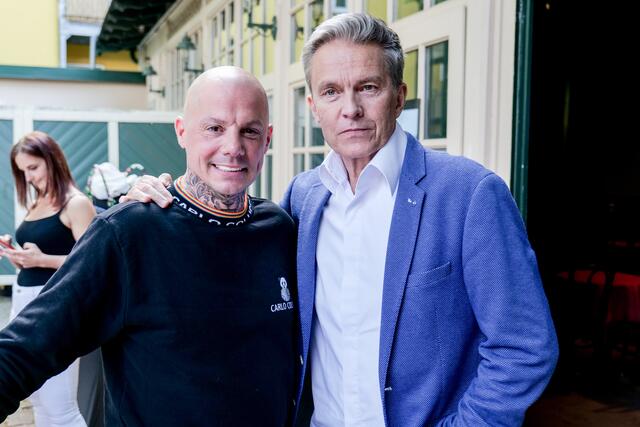 Max Schmiedl und Alfons Haider gaben einen Vorgeschmack auf das neue Album. | Foto: Markus Spitzauer