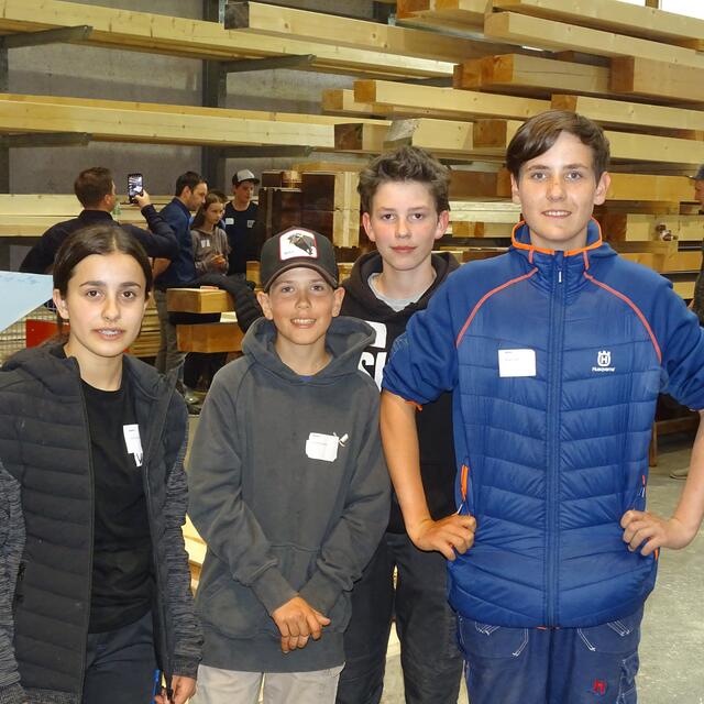 Anna, Clemens, Martin und Jakob, MS Mittersill | Foto: Eike Krenslehner