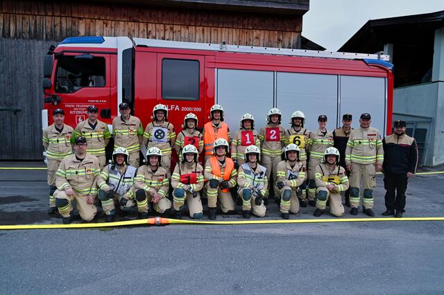 Gruppe der Stadtfeuerwehr legte Prüfung ab. | Foto: Stadtfeuerwehr