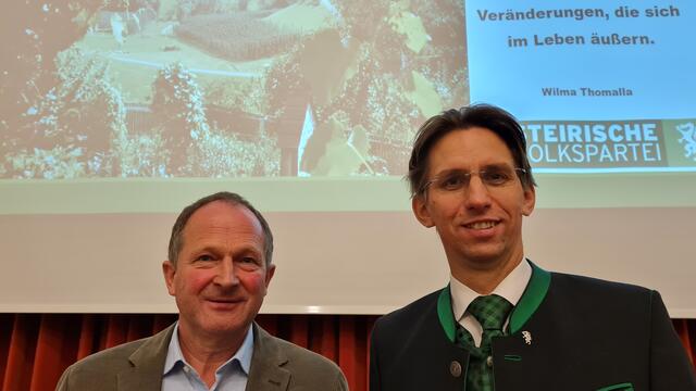 Leutschach: Bgm. Erich Plasch mit NAbg. Joachim Schnabel | Foto: ÖVP