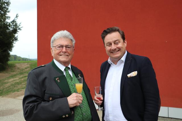 Bartholomäs Bgm. a.D. Erich Gogg und Nabg. Kurt Egger | Foto: Edith Ertl