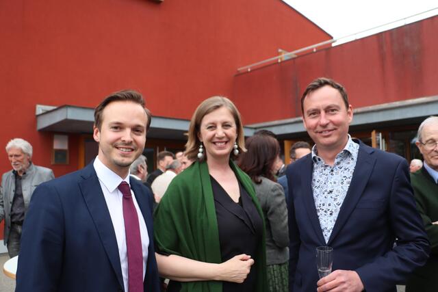 Bgm. Johannes Wagner/Frohnleiten, LR Barbara Eibinger-Miedl und Bgm. Markus Windisch/Übelbach | Foto: Edith Ertl