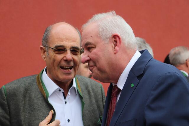 Fernitz-Mellachs Bgm. a.D. Karl Ziegler und LH Hermann Schützenhöfer | Foto: Edith Ertl