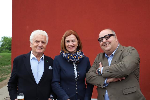 Simone Schmiedtbauer mit Gregor Hammerl und Friedrich Roll | Foto: Edith Ertl