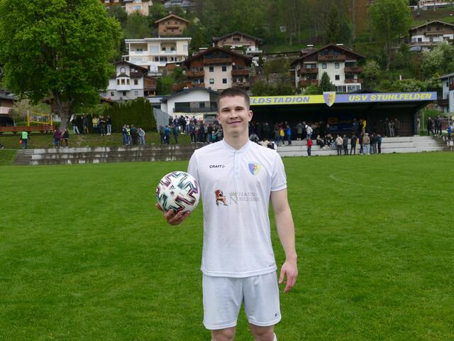 Goldtorschütze Adam Slehofer.