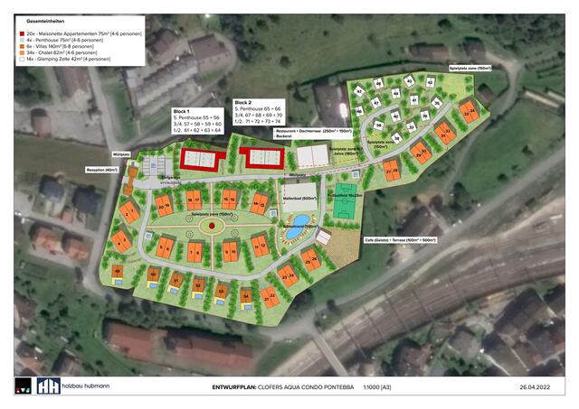 Auf 35.000 m2 baut die Deik-Gruppe (Kerssen-Hubmann) ab Frühjahr 2023 das neue Feriendorf Pontebba für etwa 450 Gästebetten. | Foto: Hans Jost