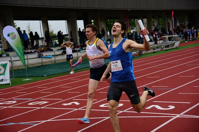 Zieleinlauf über 3x1000m. | Foto: ÖLV\Martina Albel