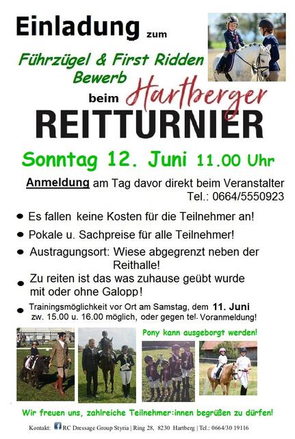 Reitbewerb für Kinder zw. 4-12 Jahr | Foto: RC Dressage Group Styria