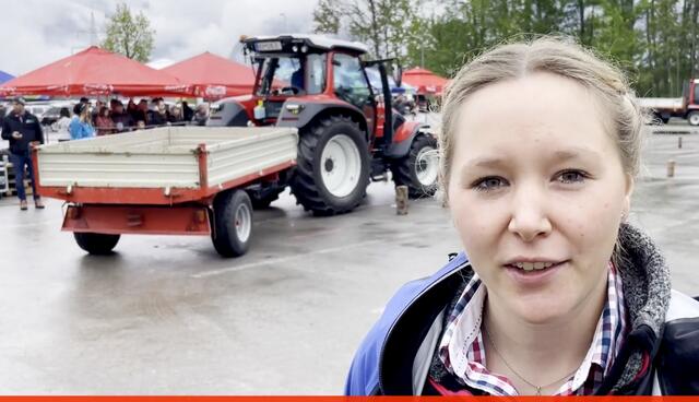 Bezirksleiterin Theresa Gratl weiß genau, worauf es beim Traktorgeschicklichkeitsfahren ankommt. | Foto: Hassl