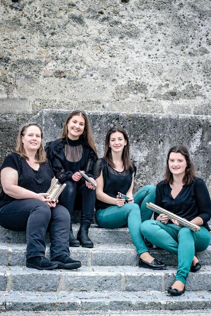 Judith Kreuzer, Mara Bachlechner, Anna Waldl, Marlene Hummelbrunner. | Foto: LMS Laakirchen/Vigorous