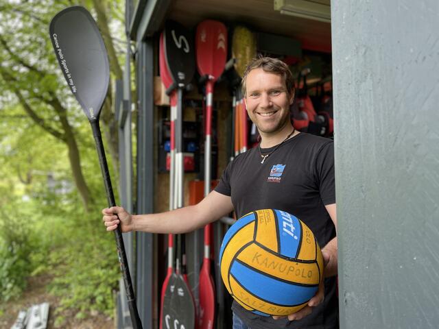 Als erster Verein bietet Kanupolo Salzburg ein Kajaktraining für Kinder an. Das freut besonders den Obmann Tobi Nietzold.