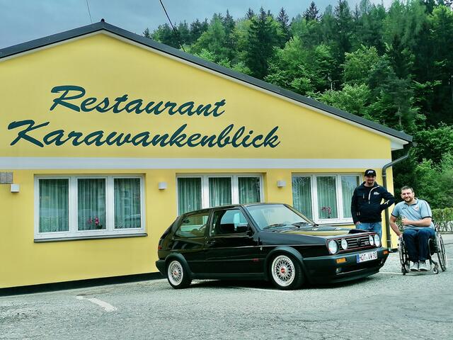 Christoph Schaschl begrüßt heuer bereits den ersten GTI-Gast im Restaurant Karawankenblick. | Foto: Privat