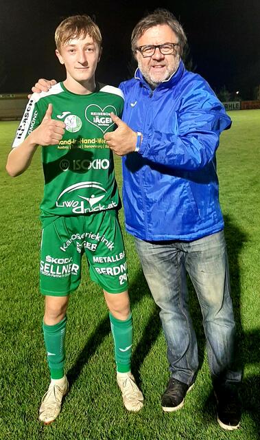 Michael Morgenstern mit Manager Günter Dokter | Foto: Foto: privat