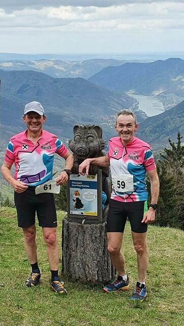 DieBergläufer Manfred Hirtl und Hermann Schinnerer aus Randegg | Foto: RC-27 Randegg