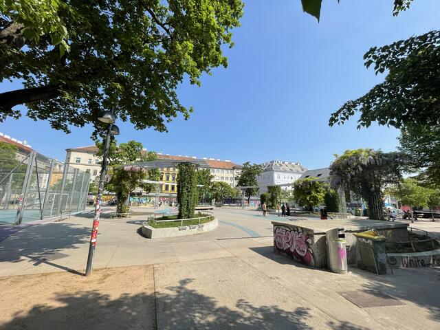 Unter dem Yppenplatz befindet sich ein vergessener Bunker aus dem Zweiten Weltkrieg. | Foto: mjp