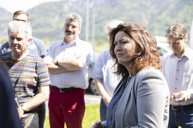 Die Delegation europäischer VerkehrsexperInnen mit LHStvin Ingrid Felipe  | Foto: Land Tirol