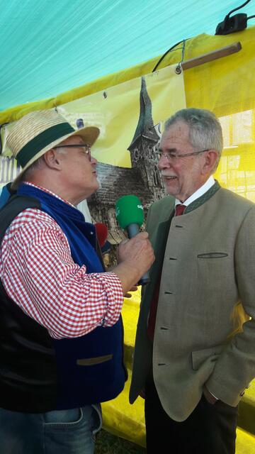 Gerhard Kassegger im Interview mit Bundespräsident Alexander Van der Bellen | Foto: zVg
