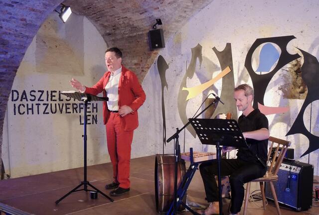 Szenische Lesung mit Walter Prettenhofer
und Benno Koloska (v.li.) | Foto: Monika Wilfurth