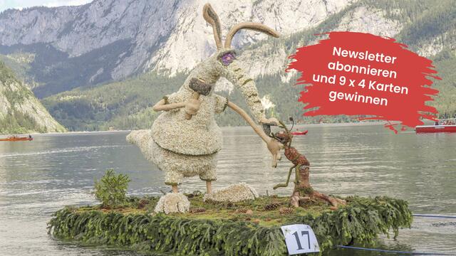 Der Narzissenkorso findet am 29. Mai 2022 in Altaussee statt. Abonniere den kostenlosen MeinBezirk.at-Newsletter und nimm automatisch am Gewinnspiel teil. | Foto: Klaus Pressberger