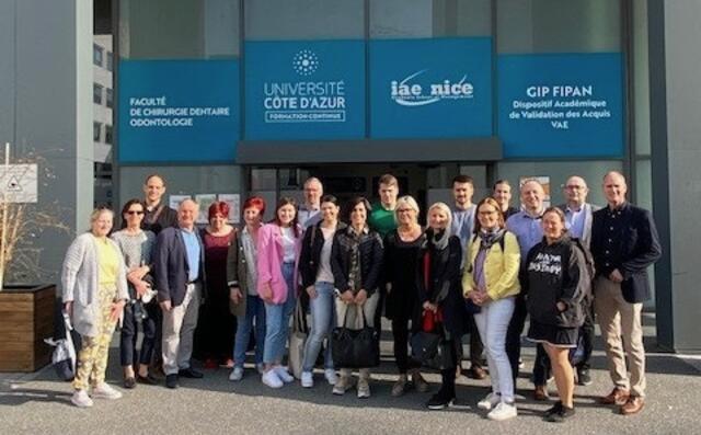 Eine intensive Arbeitswoche erlebten die Vertreter:innen des Steirischen Vulkanlandes und der Bildungsregion Südoststeiermark in Nizza. | Foto: Bildungsregion Südoststeiermark