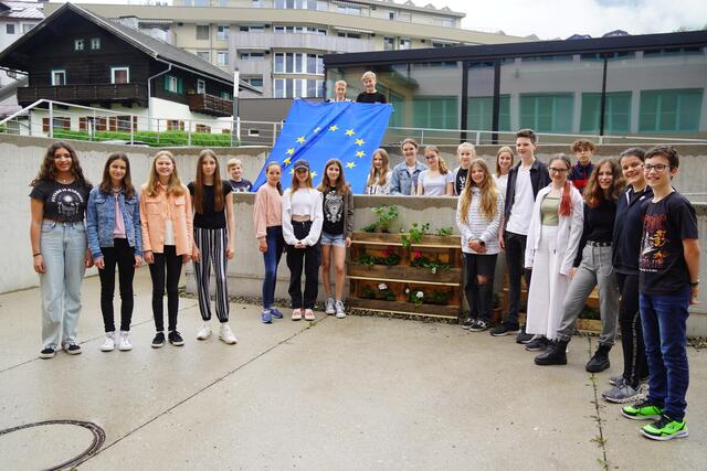 Die 3c-Klasse der Mittelschule St. Johann beteiligt sich an der European Climat Challenge.