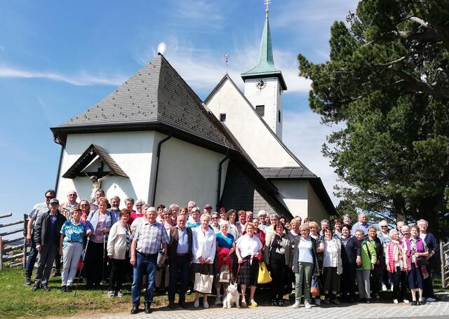 Wallfahrergruppe der Pensionistenverbände Gams und Landl in St. Anna am Lavanteff | Foto: Veronika Frank