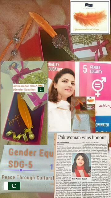 Orange Feder Initiative, Stille Post 25/11 x 365,
Austrian SDG Award
Asiya Mughaln, Orange Feather Initiative Ambassador | Foto: Tatjana Christelbauer