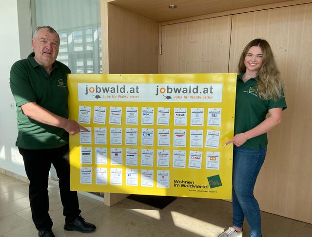 Ernst Wurz und Anja Böhm. | Foto: Wirtschaftsforum Waldviertel