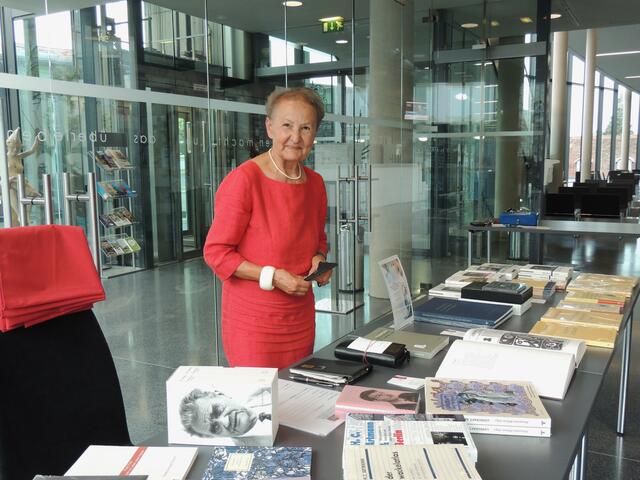 Helga Plautz von der Buchhandlung Plautz in Gleisdorf. | Foto: Monika Wilfurth