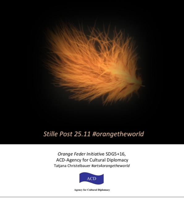 Orange Feder Initiative, Stille Post 25/11 x 365,
Austrian SDG Award | Foto: Tatjana Christelbauer