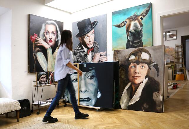 Marion Rauter Bildende Kunst im Bezirk: Marion Rauter stellt in der Stadtgalerie aus ...