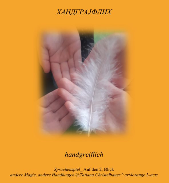 Orange Feder Initiative, Stille Post 25/11 x 365,
Austrian SDG Award
re-imagine peace
Sprachspiele
#aufdemzweitenblick | Foto: Tatjana Christelbauer