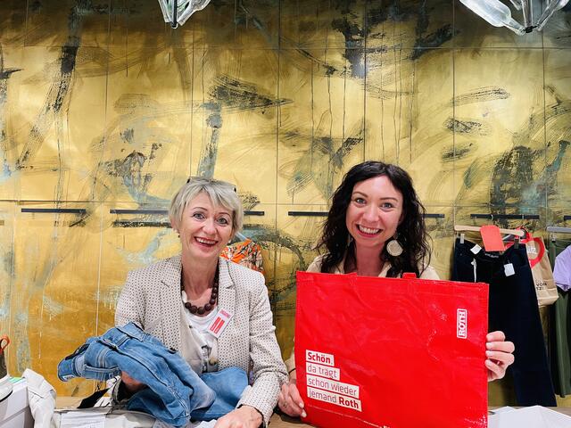 Lachende Gesichter bei  den Damen von Mode Roth. | Foto: Brigitte Gady