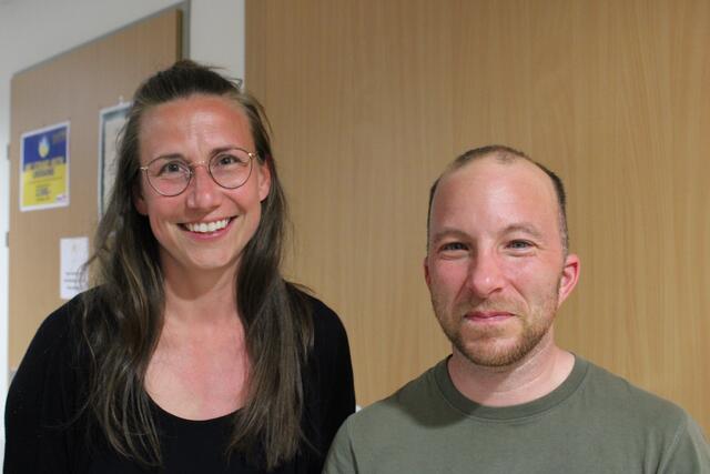 Katharina und Simon hatten viel zu lachen