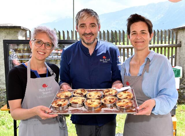 Delikates Spargel-Quiche von Bärenwirt-Chef Manuel Ressi. | Foto: Hans Jost