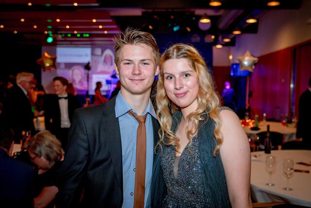 Unterhielten sich prächtig: Christina und Pierre