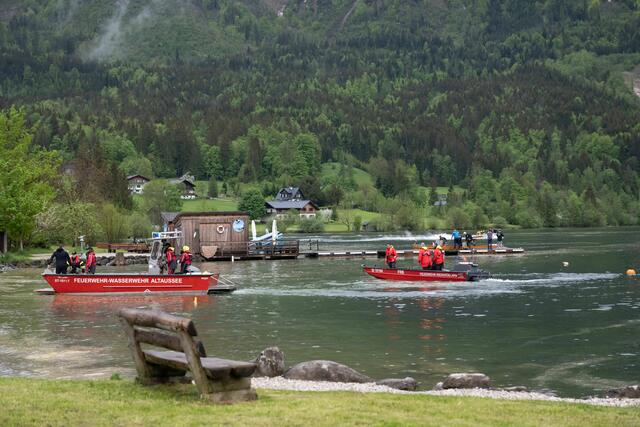 Ziemlich viel los: Die Übung fand am Freitag in Grundlsee statt. | Foto: Manuel Capellari