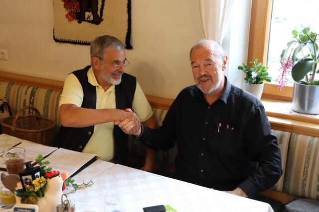 Gratulation zur Wiederwahl